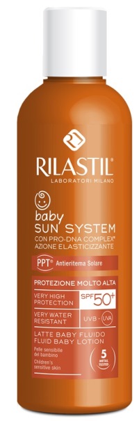 RILASTIL SUN SYSTEM PHOTO PROTECTION THERAPY SPF50+ BABY FLUIDO 200 ML - farmacia187.it