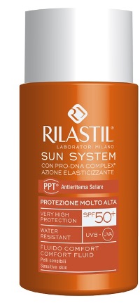 RILASTIL SUN SYSTEM PHOTO PROTECTION THERAPY SPF50+ COMFORT FLUIDO 50 ML - farmacia187.it