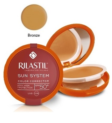 RILASTIL SUN SYSTEM PHOTO PROTECTION THERAPY SPF50+ COMPATTO BRONZE 10 ML - farmacia187.it