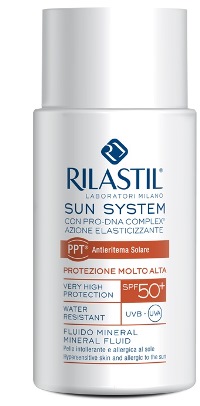 RILASTIL SUN SYSTEM PHOTO PROTECTION THERAPY SPF50+ FLUIDO MINERAL 50 ML - farmacia187.it