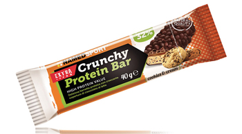 CRUNCHY PROTEINBAR COOKIES & CREAM 1 PEZZO 40 G - farmacia187.it
