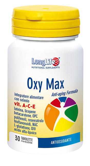 LONGLIFE OXY MAX 30 TAVOLETTE RIVESTITE - farmacia187.it