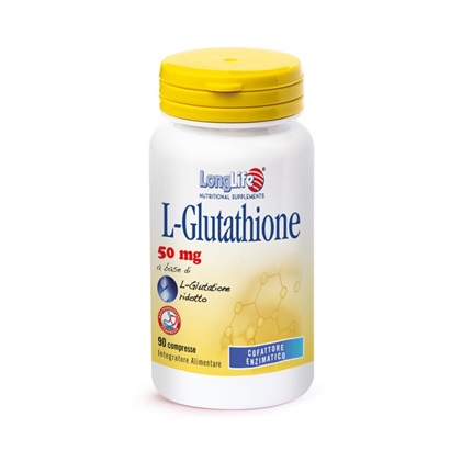 LONGLIFE L-GLUTATHIONE 50 MG 90 COMPRESSE - farmacia187.it