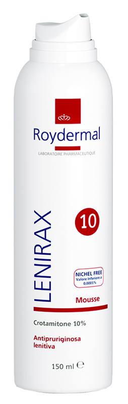 LENIRAX 10 MOUSSE DERMATOLOGICA CROTAMITONE 10% 150 ML - farmacia187.it