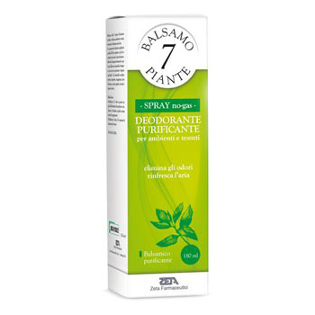 ESSENZA BALSAMICA 7 PIANTE DEODORANTE PURIFICANTE PER AMBIENTI E TESSUTI POMPA SPRAY + ASTUCCIO 180 ML - farmacia187.it