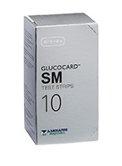 TEST STRIPS PER MISURAZIONE GLICEMIA GLUCOCARD SM 10 PEZZI - farmacia187.it
