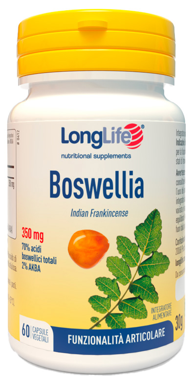 LONGLIFE BOSWELLIA 60 CAPSULE VEGETALI - farmacia187.it