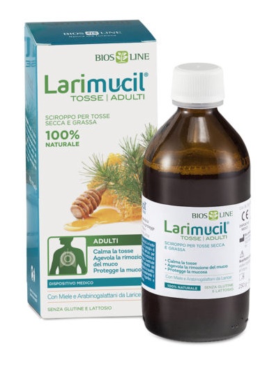 LARIMUCIL TOSSE TOSSE ADULTI SCIROPPO CE 0476V 230 G 175 ML - farmacia187.it