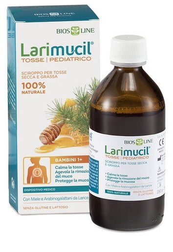 LARIMUCIL TOSSE PEDIATRICO 1+ SCIROPPO 175 ML CE 0426 230 G - farmacia187.it