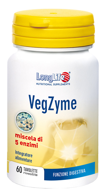 LONGLIFE VEGZYME 60 TAVOLETTE - farmacia187.it