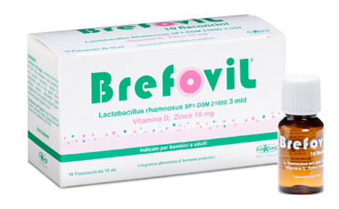 BREFOVIL 10 FLACONCINI MONODOSE DA 10 ML GUSTO LAMPONE - farmacia187.it