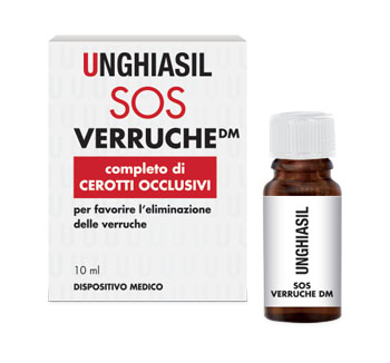 DISPOSITIVO MEDICO PER VERRUCHE IN FLACONE CON PENNELLINO 10 ML + 9 CEROTTI COPRIVERRUCA - farmacia187.it