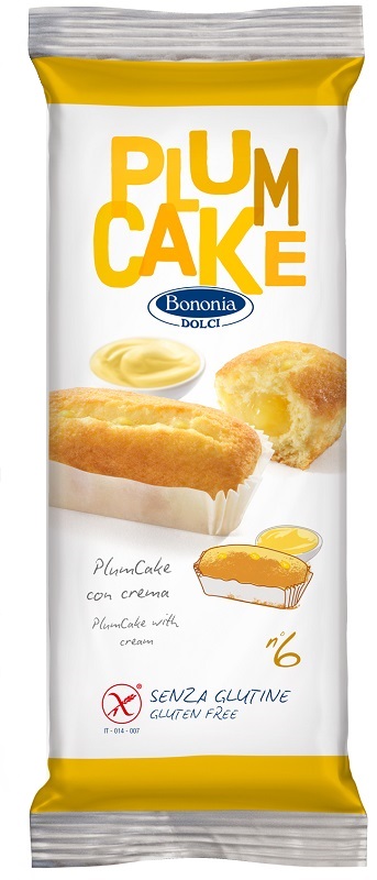 BONONIA DOLCI PLUMCAKE CON CREMA SENZA GLUTINE 6 X 45 G - farmacia187.it