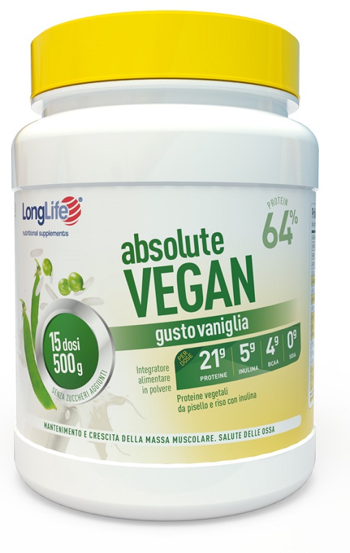 LONGLIFE ABSOLUTE VEGAN 500 G - farmacia187.it