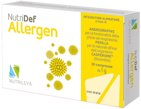 NUTRIDEF ALLERGEN 30 COMPRESSE - farmacia187.it