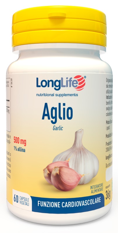 LONGLIFE AGLIO 60 CAPSULE VEGETALI - farmacia187.it