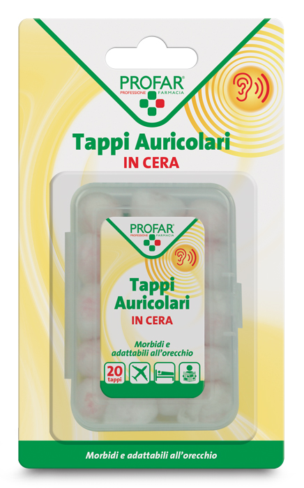 TAPPI AURICOLARI IN CERA 20 PEZZI PROFAR - farmacia187.it