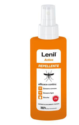LENIL ACTIVE SPRAY SOLUZIONE ANTIZANZARA IN FLACONE + POMPA SPRAY 100 ML - farmacia187.it