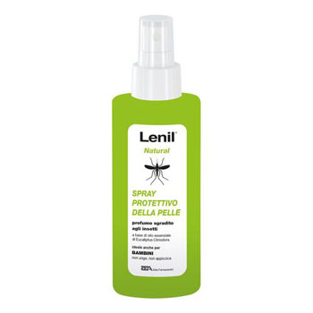 LENIL NATURAL SOLUZIONE ANTIZANZARA IN FLACONE + POMPA SPRAY 100 ML - farmacia187.it