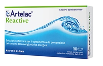 ARTELAC REACTIVE SOLUZIONE OFTALMICA MONODOSE 20 UNITA' DA 0,5 ML - farmacia187.it
