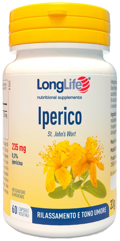 LONGLIFE IPERICO 60 CAPSULE VEGETALI - farmacia187.it