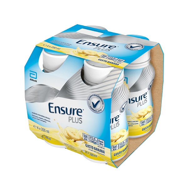 ENSURE PLUS BANANA 4 BOTTIGLIE DA 200 ML - farmacia187.it