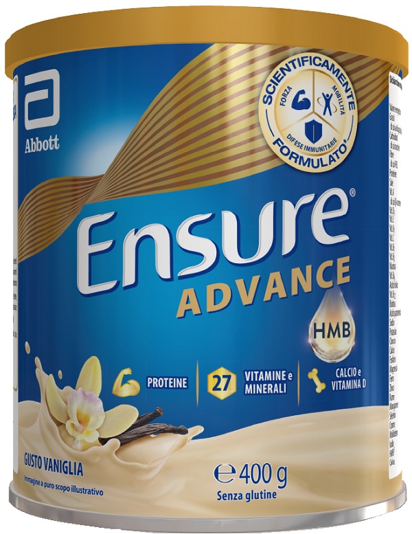 ENSURE ADVANCE VANIGLIA 400 G - farmacia187.it
