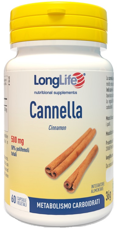LONGLIFE CANNELLA 60 CAPSULE - farmacia187.it