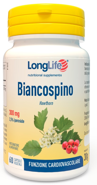 LONGLIFE BIANCOSPINO 60 CAPSULE VEGETALI - farmacia187.it