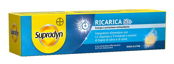 SUPRADYN RICARICA 50+ 15 COMPRESSE EFFERVESCENTI - farmacia187.it