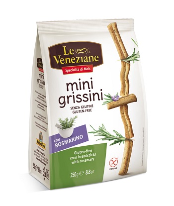 LE VENEZIANE MINI GRISSINI ROSMARINO 250 G - farmacia187.it
