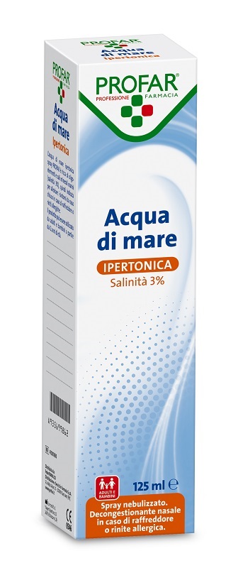ACQUA DI MARE SPRAY IPERTONICA 3% PROFAR 125 ML - farmacia187.it