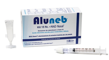 ALUNEB KIT SOLUZIONE ISOTONICA 15 FLACONCINI DA 4 ML + MAD NASAL ATOMIZZATORE - farmacia187.it