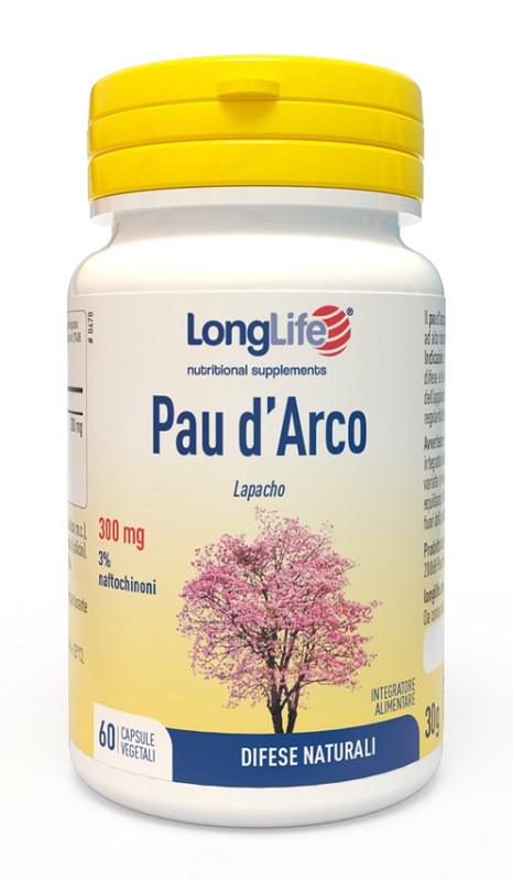 LONGLIFE PAU D'ARCO 60 CAPSULE VEGETALI - farmacia187.it