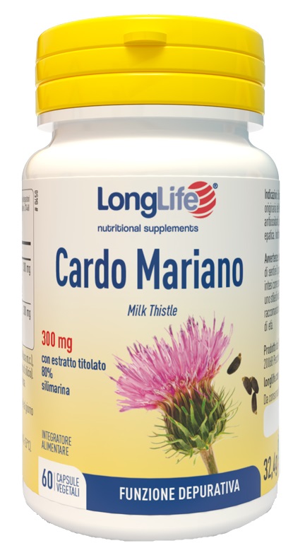 LONGLIFE CARDO MARIANO 60 CAPSULE VEGETALI - farmacia187.it