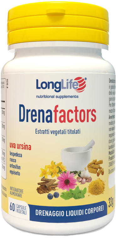 LONGLIFE DRENAFACTORS 60 CAPSULE - farmacia187.it