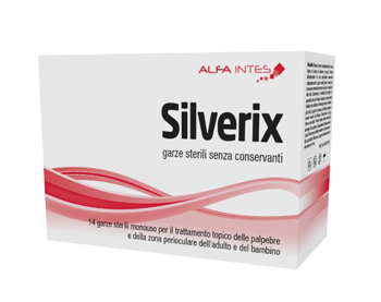 GARZA PERIOCULARE SILVERIX 14 PEZZI - farmacia187.it