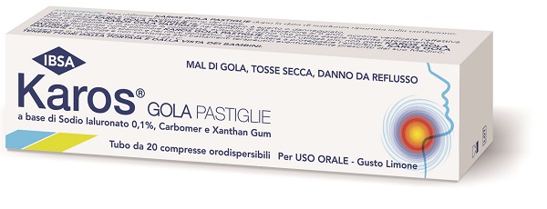 KAROS GOLA 20 PASTIGLIE ORODISPERSIBILI - farmacia187.it