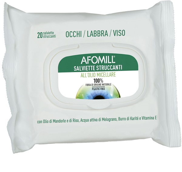 AFOMILL SALVIETTINE STRUCCANTI OLIO MICELLARE - farmacia187.it
