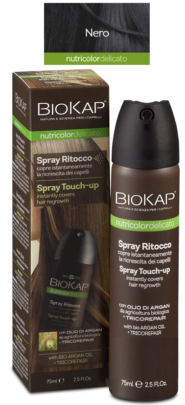 BIOS LINE BIOKAP NUTRICDEL SPRAY RITOCCO NERO 75 ML - farmacia187.it
