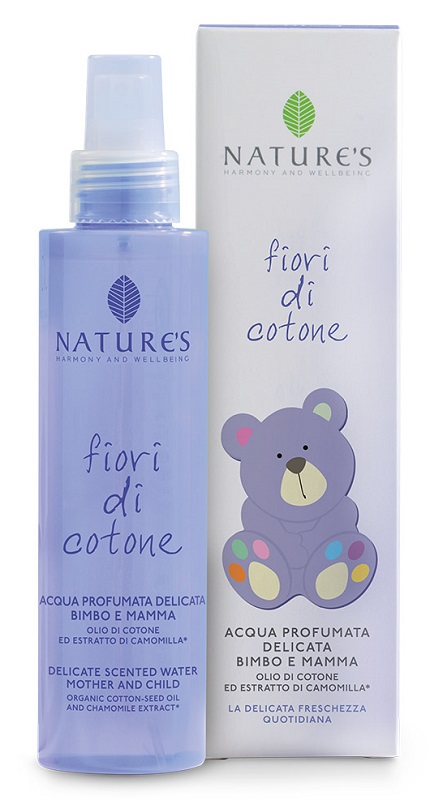 NATURE'S FIORI DI COTONE ACQUA PROFUMATA DELICATA BIMBO E MAMMA 150 ML - farmacia187.it