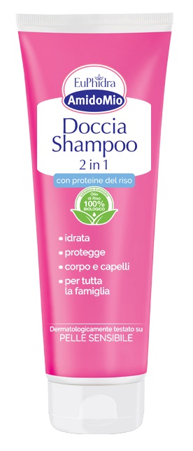 EUPHIDRA AMIDOMIO DOCCIA SHAMPOO 2 IN 1 250 ML - farmacia187.it