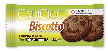CADICIOC BISCOTTO CACAO 4 PEZZI 8 G - farmacia187.it