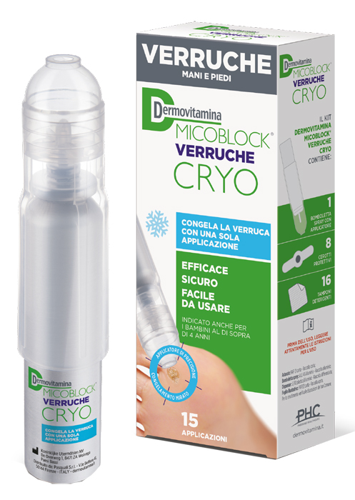 DERMOVITAMINA MICOBLOCK VERRUCHE CRYO SPRAY 38 ML - farmacia187.it