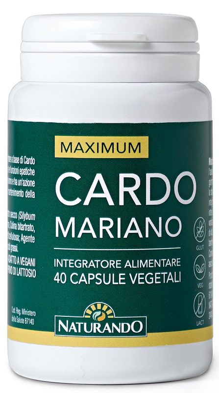 MAXIMUM CARDO MARIANO 40 CAPSULE - farmacia187.it