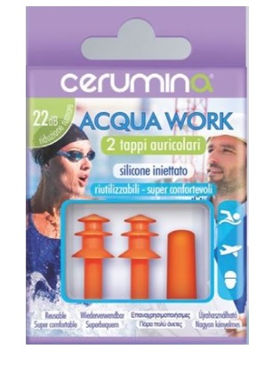 CERUMINA ACQUA WORK 2 PEZZI - farmacia187.it