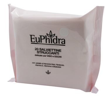 EUPHIDRA SALVIETTINE STRUCCANTI 20 PEZZI - farmacia187.it