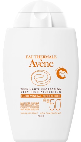 EAU THERMALE AVENE SOLARE FLUIDO MINERALE 50+ 40 ML - farmacia187.it