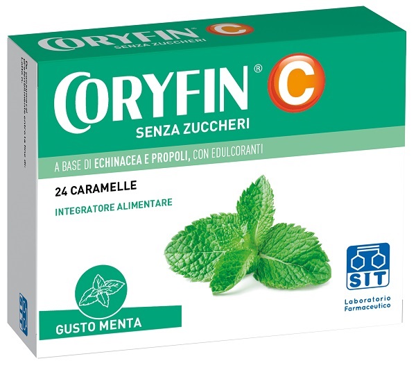 CORYFIN C SENZA ZUCCHERO MENTOLO 48 G - farmacia187.it