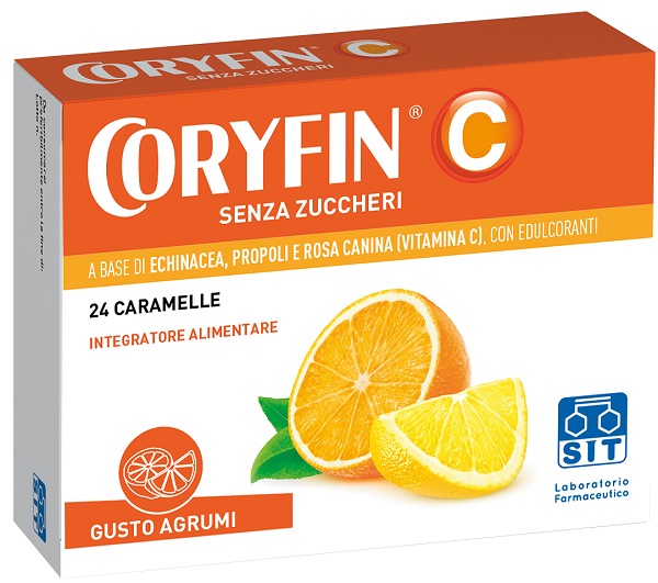 CORYFIN C SENZA ZUCCHERO AGRUMI 48 G - farmacia187.it